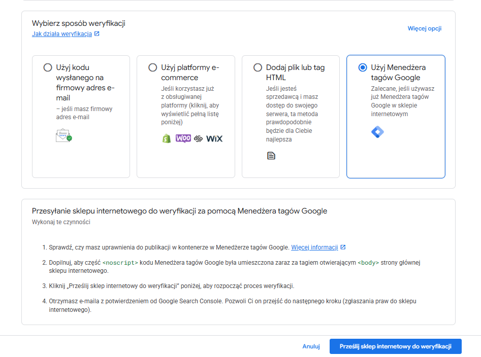 Google Merchant Center Next dla początkujących: Rejestracja, weryfikacja i konfiguracja konta