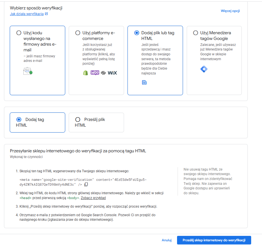 Google Merchant Center Next dla początkujących: Rejestracja, weryfikacja i konfiguracja konta